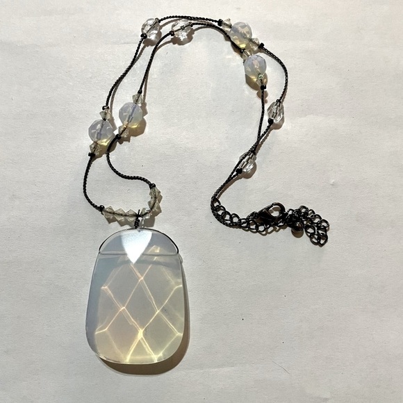 Artisan Jewelry - 4/$20 Crystal Glass Faceted Pendant